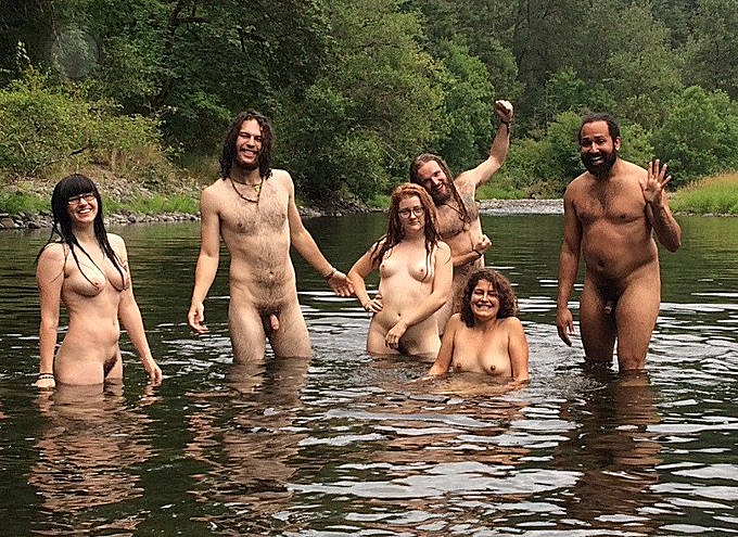 Innocent nudists.